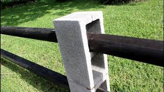 Viewer Request Border Fence Using Concrete Cinder Blocks