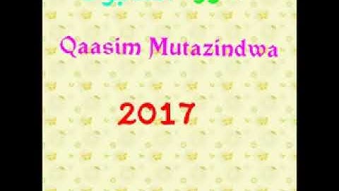 SURAH AL ANQABUUT Dr.QASIM MUTAZINDWA SURAH 29 JUZ 20 سورة العنكبوت د قاسم معتزندوى سورة 29 الجزء 20