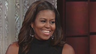 Michelle Obama Shows Off Her Impression of Barack, Candidly Addresses Melania Trump Speech Blunder