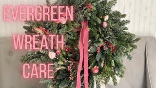 Evergreen Wreath Care | PepperHarrow