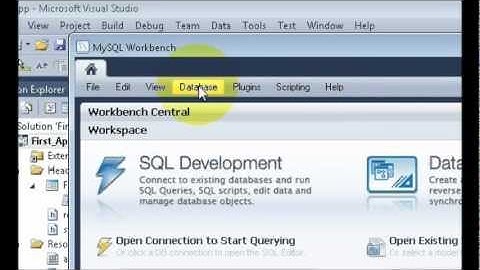 Visual C++ Tutorial 2 -Windows Forms Application: Mysql Connection Part 1