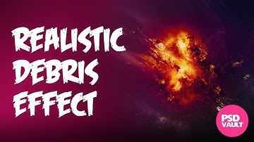 Photoshop Tutorial - Realistic Debris Effect