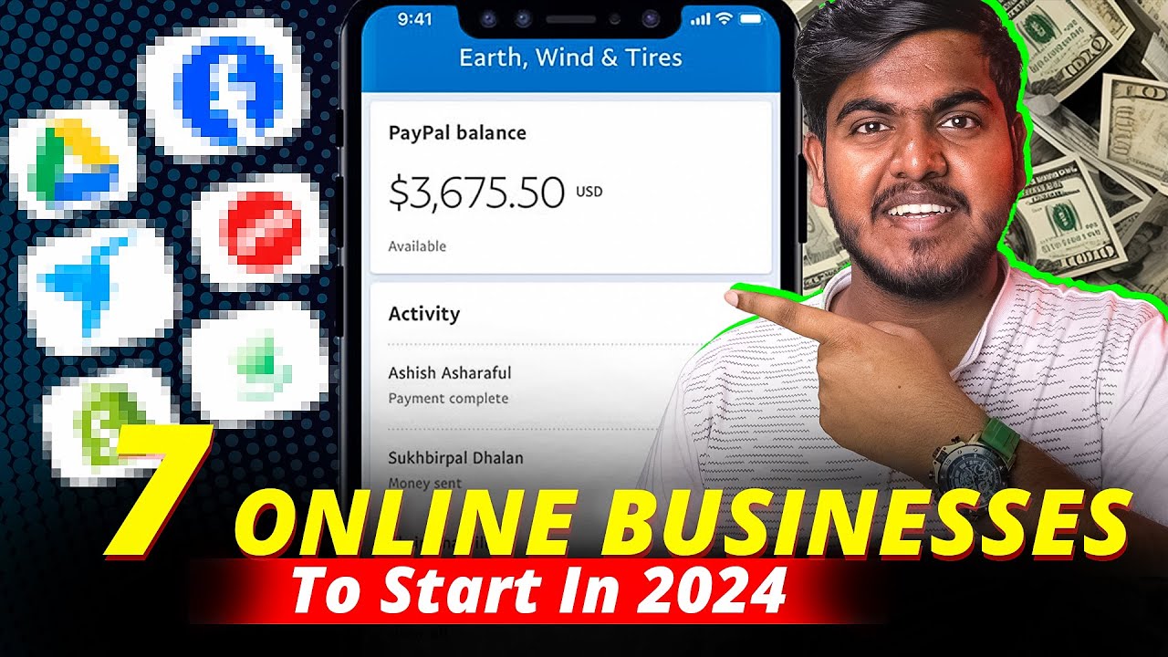 7 Online Business Ideas to Make ₹1,00,000 in 2024 | Start the Best Online Business Today