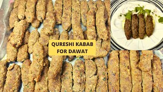 Qureshi Kabab Jama Masjid World FAMOUS Kebab prepared for Dawat 25 Guests कुरैशी कबाब قریشی کباب