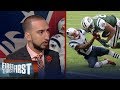 Austin Seferian-Jenkins has TD overturned vs Patriots - Nick and Cris react | FIRST THINGS FIRST