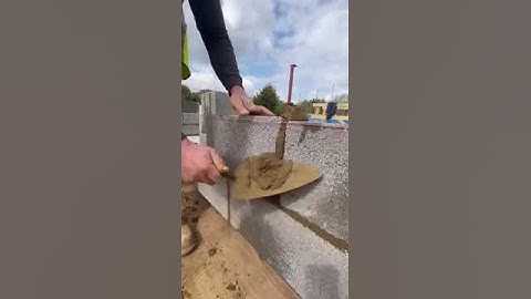 Blockwork #satisfying #asmr #bricklayer #bricklaying #subcribe #tips #building