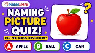 Naming Picture Quiz 🧠 | Learn Nouns &amp; Vocabulary | Grammar Game for Kids