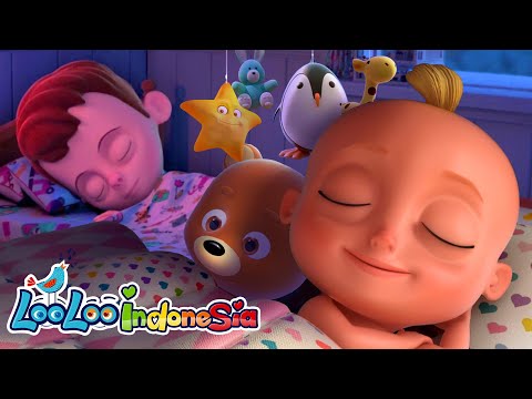 ⭐Kelap Kelip Bintag + Hush, Bayi kecil - Musik Pengantar Tidur | LooLoo Kids Indonesia