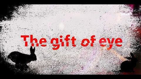 👁️Trigger warning-The gift of eye-