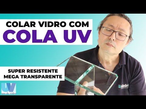 COMO COLAR VIDRO EM MINUTOS COM COLA UV