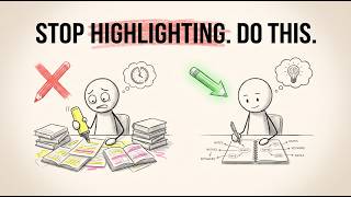 Stop Highlighting Your Notes — You Are Wasting Your Time (Do This Instead)