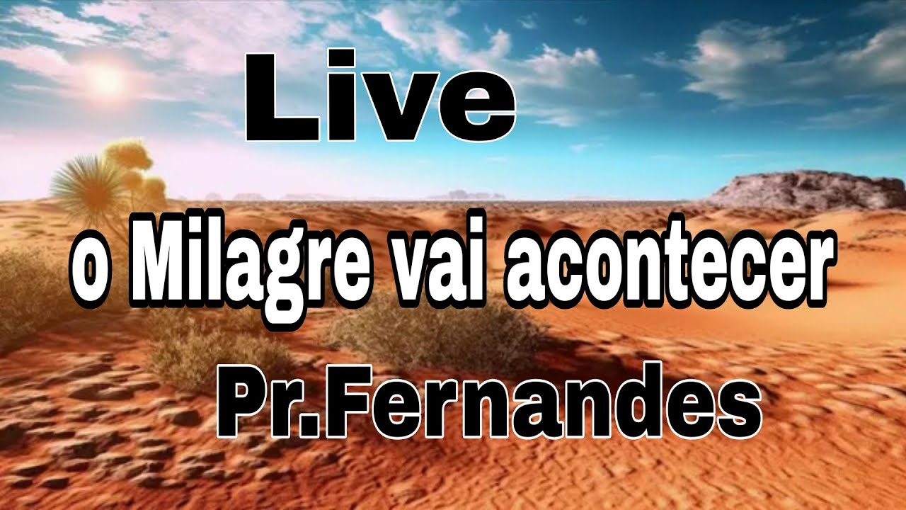 o Milagre vai acontecer