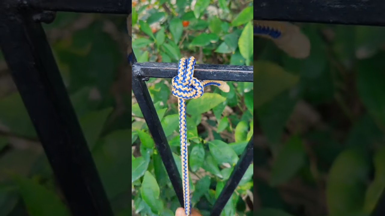 Rope knot skills 👌💯