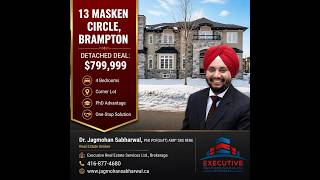 For Sale - 13 Masken Circle, Brampton, ON L7A 0G4