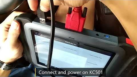 Audi 2014 A4L Make Dealer Key with Xtool X100 PAD3 and KC501