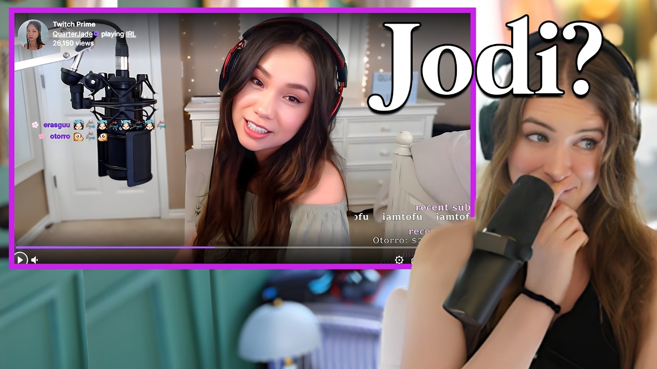 QTCinderella реагирует на первые видеоролики Джоди.