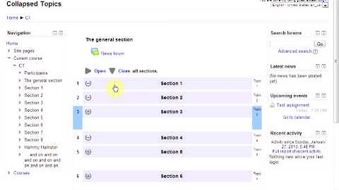 Collapsed Topics Power Buttons