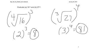 Lesson 6.2 Part 3 Rational Exponents