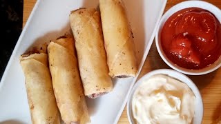 Chicken Spring Cheese Rolls by cooking with saima 🇬🇧