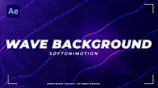 Abstract Wave Background in After Effects Tutorial