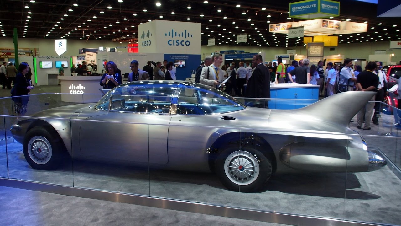 1956 gm firebird ii at its 2014 - YouTube