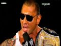 Batista segment 22.03 Cena gets you cant wrestle chant