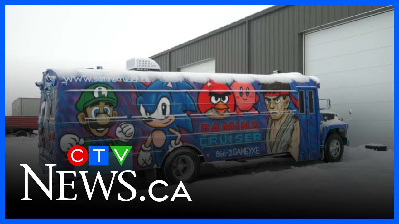 その他 EVENT DVD BUS GAMER-TRICK ME?- Saskatoon gamers convert bus to rolling entertainment venue - YouTube