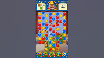 Level 20: TNT almost wipes out the entire game block | Royal Match