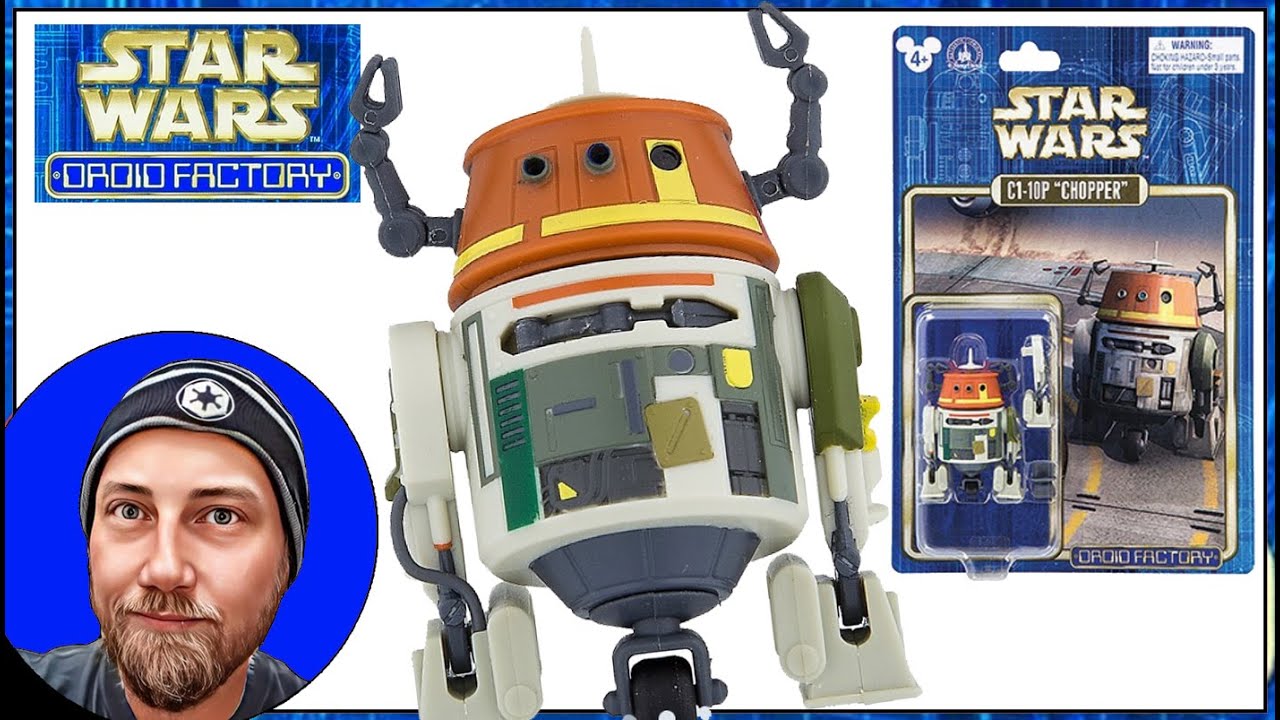 CHOPPER (C1-10P) - STAR WARS REBELS - DISNEY STAR WARS DROID FACTORY 