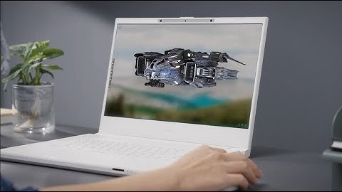 ConceptD7 - a new laptop designed for 3D modelling and animation work.
