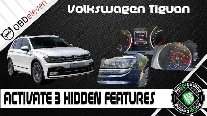 UNLOCK 3 HIDDEN FUNCTIONS | VOLKSWAGEN TIGUAN | #OBDELEVEN CODING