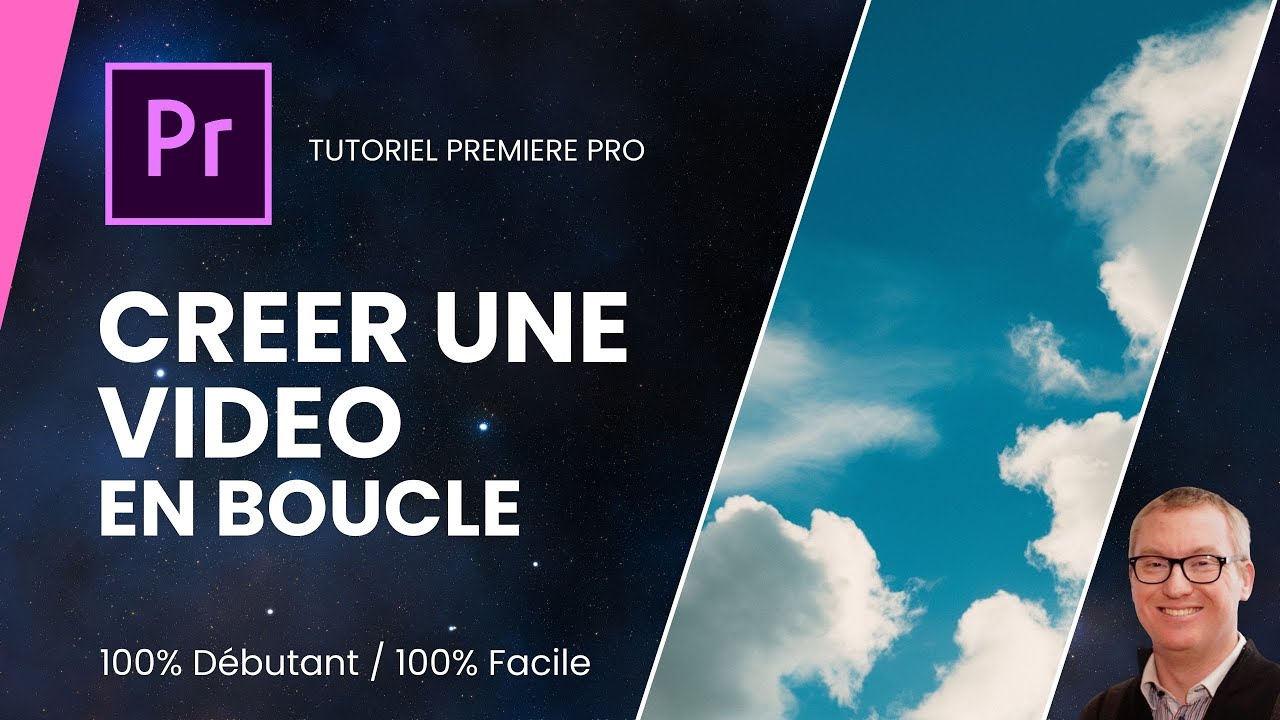 Créer une vidéo qui tourne en boucle sur Première Pro - YouTube