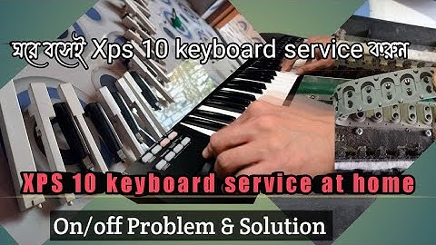 XPS10 Keyboard service at home power problem and solved