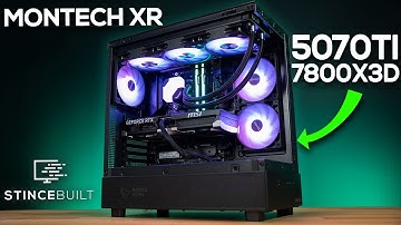 Beautiful Montech XR PC Build! 7800X3D + 5070Ti l Value & Performance