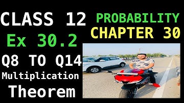 RD SHARMA CLASS 12 (part 2) CHAPTER 30 Ex 30.2 Q8 TO Q14 PROBABILITY