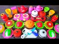 Cute Tiny Mini Kitchen Set Cooking ASMR|1:17Minutes Satisfying With Unboxing Hello Kitty Kitchen Set