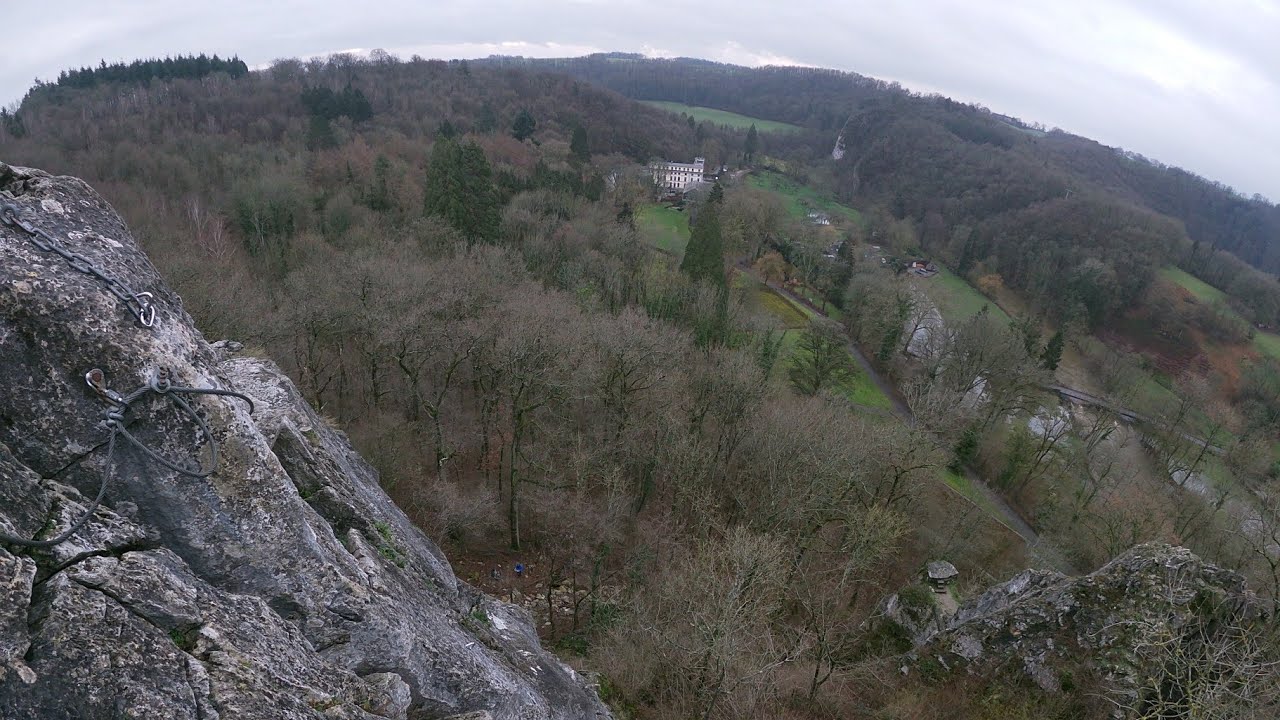 Via Ferrata Pont-à-Lesse - YouTube