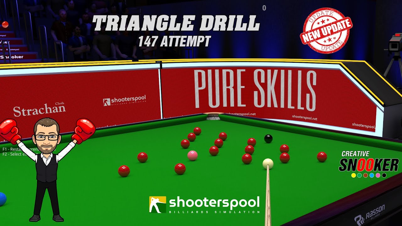 Shooterspool Billiards Simulation Trailer 2021, 🔥 New Game Update  Available! 🎱 Have you already try it? 👉 Play at   -- THE UPDATE INCLUDES 👉 3 New Arenas:  eCueSports,, By shooterspool