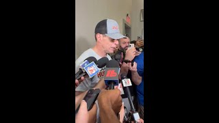 Canes coach Rod Brind'Amour expresses gratitude for the fans, the parade turnout