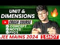 Units, Dimensions & Measurements Revision in One Shot (With Notes!) | Isotope | Invisible Mechanics