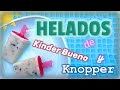 Helado casero de Kinder bueno | Fácil y delicioso