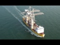 Happy Sky transports two oversized STS Container Cranes