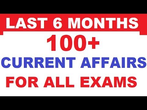 Current affairs for rrb je | Last 6 