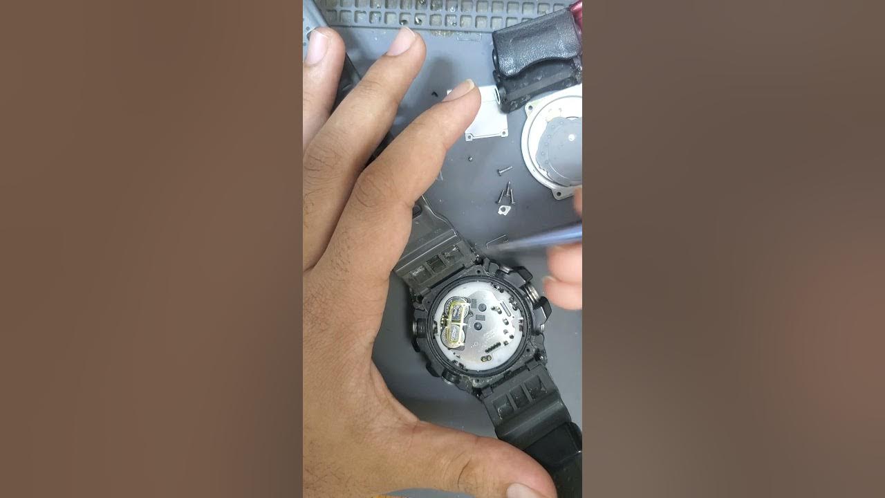 How to change GG1000 Mudmaster Battery Casio GShock 100 YouTube