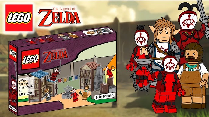 Fighting the Tektite!, Part of a Legend of Zelda Lego set I…