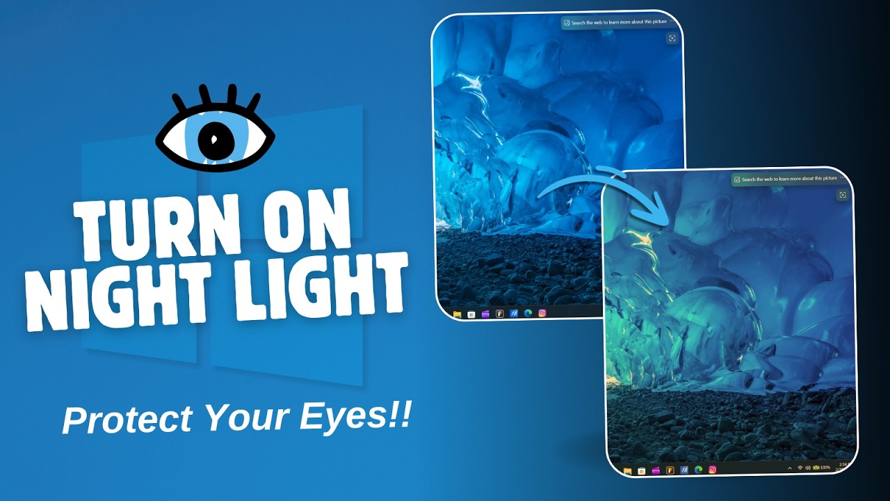 How to Enable Night Light on Windows 10 & 11 - YouTube