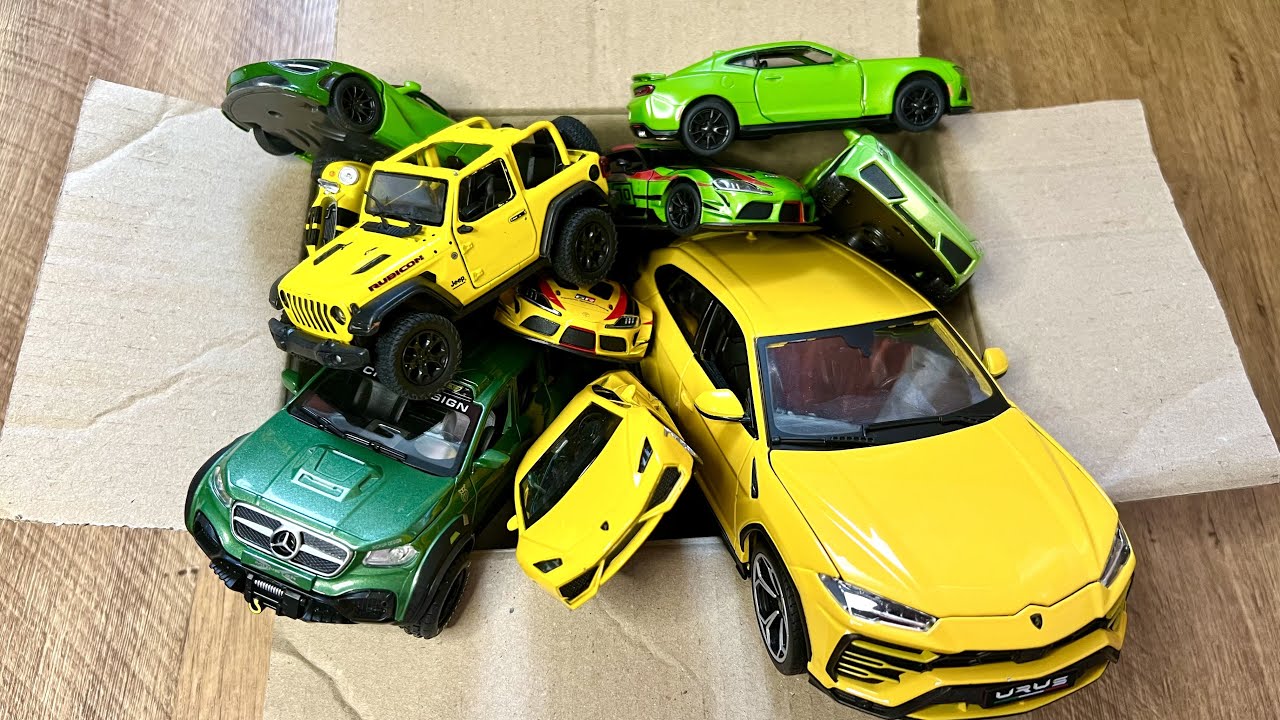 Huge Quantity of Toy Cars in Box. Review in Box Diecast Cars Model