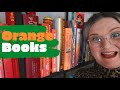 Orange Books | Bookshelf Tour | Lauren and the Books