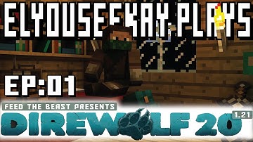 Direwolf20 1.21 Modpack Lets play! - EP 1- Beginning our journey!