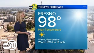 Continued relief from triple-digits in Central California for the weekend